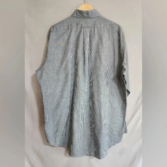 Men's Ralph Lauren Yarmouth Button Down Long Sleeve, Black, Size 16.5, PreOwned - Picture 2 of 7